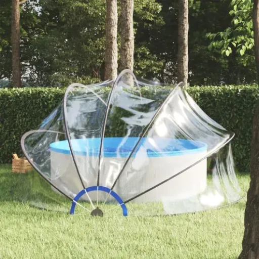 Test vidaXL Dôme de Piscine Rond 376x188 cm : pratique sur le papier, frustrant dans la vraie vie