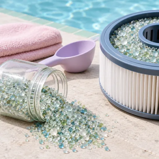 Filtre piscine en verre : le choix haut de gamme pour une eau cristalline