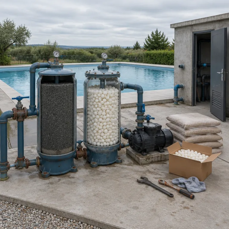 Balles filtrantes pour piscine : le média filtrant qui bouscule le sable traditionnel