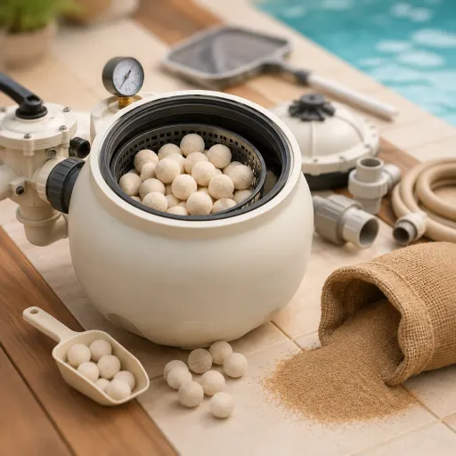 Balles filtrantes pour piscine : le média filtrant qui bouscule le sable traditionnel