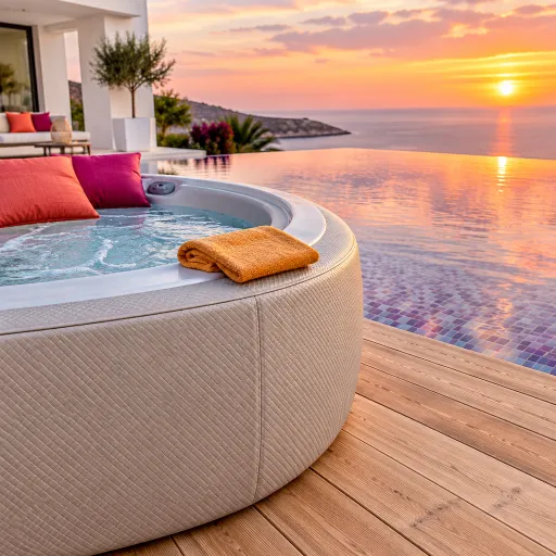 Jacuzzi semi rigide : l’équilibre idéal entre spa gonflable et spa rigide pour une maison avec piscine