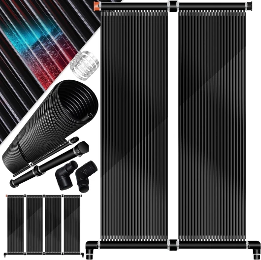 KESSER® Collecteur Solaire - Chauffage de Piscine - Chauffe-Eau - Chauffage Solaire pour piscines l Extensible à volonté l Plastique résistant aux UV, 500 x 70 cm