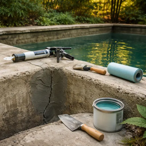 Réparer une fuite sur une piscine en béton : méthode experte pour retrouver une étanchéité durable