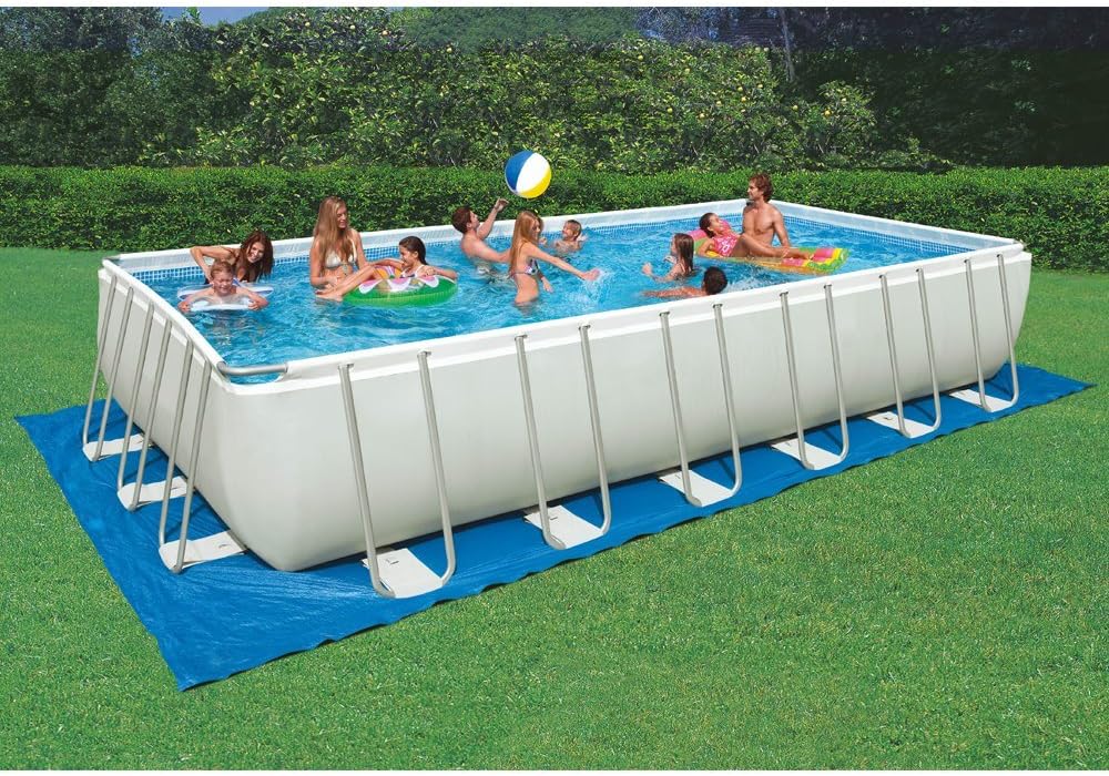 Piscine Tubulaire Ultra démontable avec Station de filtrage et Accessoires 732x366 732x366x132