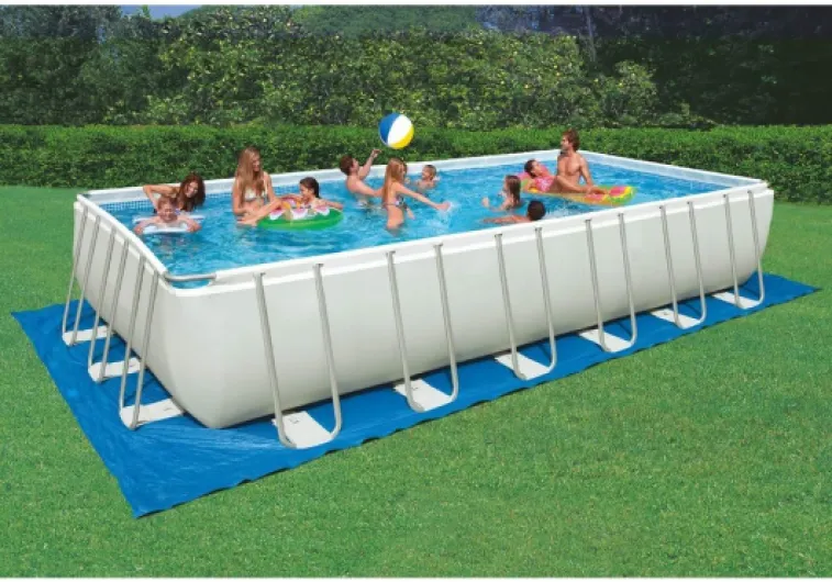 Piscine Tubulaire Ultra démontable avec Station de filtrage et Accessoires 732x366 732x366x132
