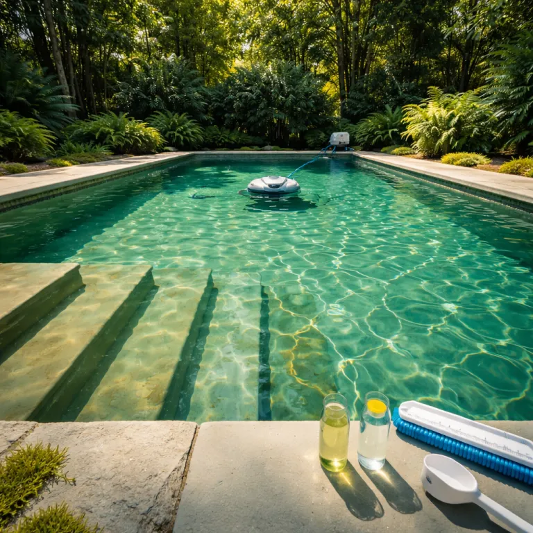 Eau verte piscine : redresser sans vidanger (et comprendre pourquoi votre bassin a vire)