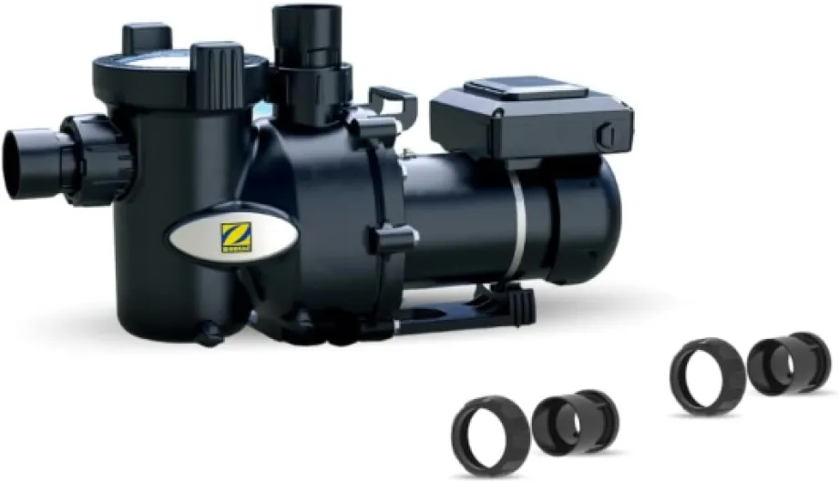 E30 iQ 100, pompe de filtration à vitesse variable économe et recommandée pour les piscines jusqu'à 80 m3 - Elle utilise peu d'énergie, silencieuse (-12dB) et peut être contrôlée par une app.