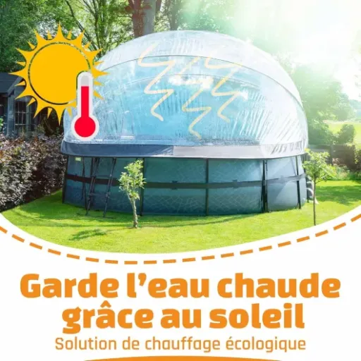 Test EXIT Toys Abri Piscine Rond ø 488 cm : le dôme qui chauffe l’eau… mais qui vieillit moyen