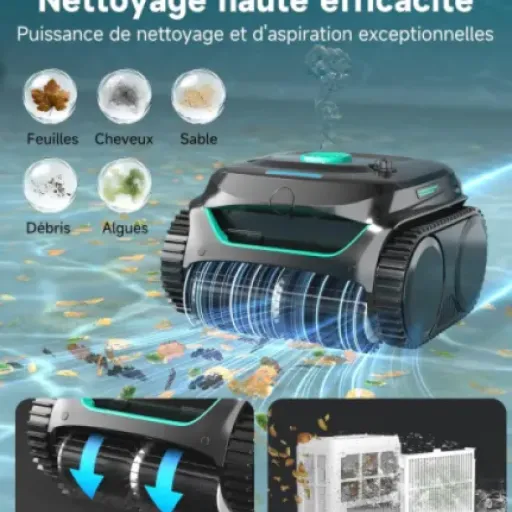 Test WYBOT C2 : le robot de piscine sans fil qui fait (presque) tout tout seul