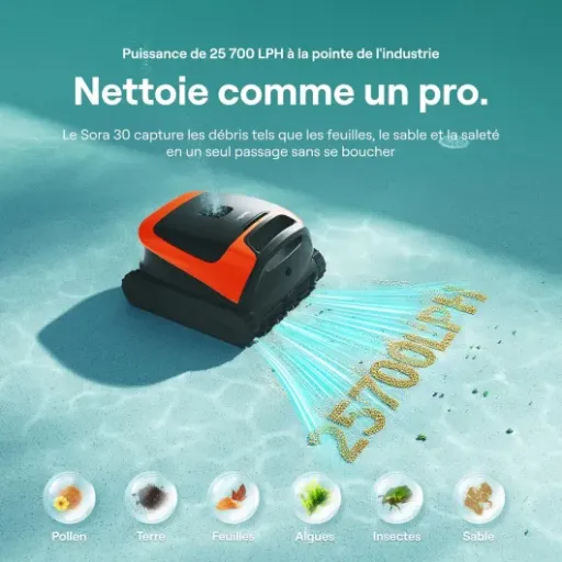 Test Beatbot Sora 30 : le robot piscine sans fil qui simplifie (vraiment) l’entretien au quotidien