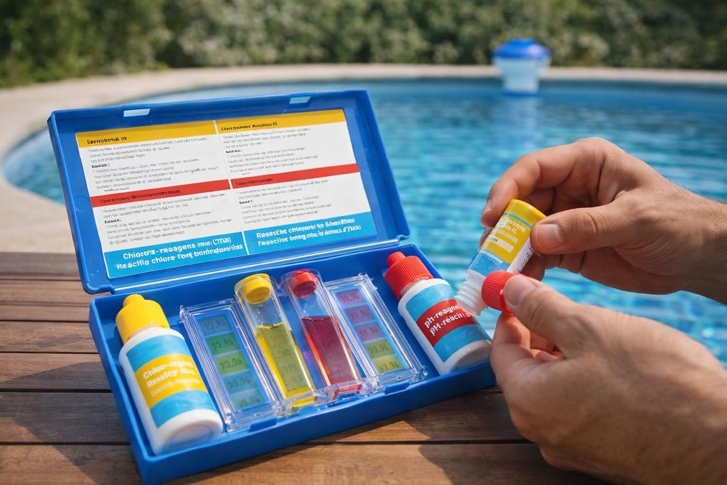 Kit testeur - Pour Mesurer Le pH Et Chlore - S'utilise En Piscine Et Spa Unique