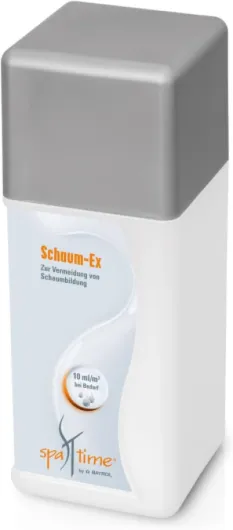 SpaTime by BAYROL - Anti-Mousse 1 L - Liquide concentré pour éliminer la Mousse & SpaTime by BAYROL - Alca-Plus 1 kg - Augmente l'alcalinité de l'eau et corrige Un pH instable - empêche