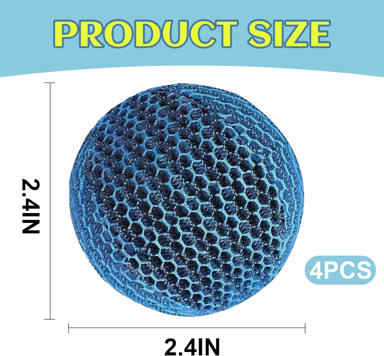 4 Pack Boules Absorbantes pour Spas,Eponge Anti Mousse Spa,Absorbeurs de Mousse pour Jacuzzi,Réutilisables,pour Spas,Piscines