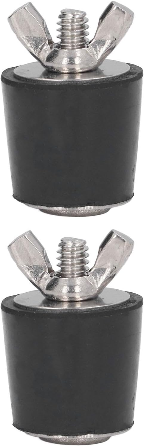 Nikou Lot de 2 Bouchon Hivernage Piscine, Bouchons d'hiver en Caoutchouc 25 mm, Tuyauterie de Spa de Piscine Hiver Entretien des Raccords, pour éviter Les Dommages Causés par Le Gel aux Canalisa