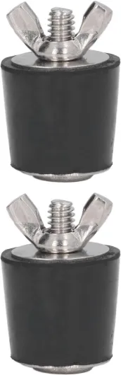 Nikou Lot de 2 Bouchon Hivernage Piscine, Bouchons d'hiver en Caoutchouc 25 mm, Tuyauterie de Spa de Piscine Hiver Entretien des Raccords, pour éviter Les Dommages Causés par Le Gel aux Canalisa
