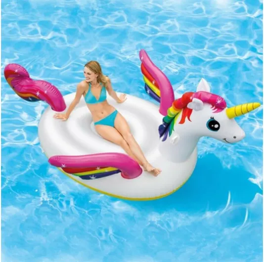 INTEX Méga île Licorne gonflable