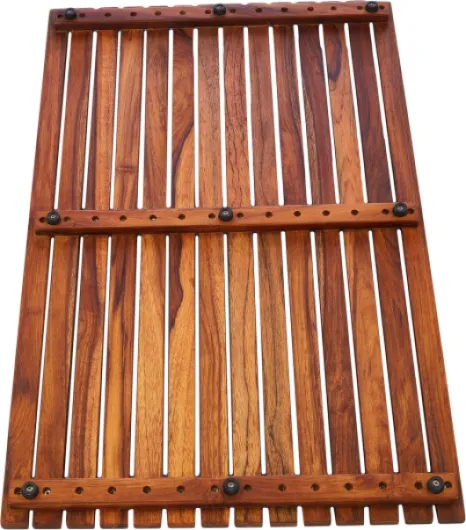 Asinox TEK4A5080 Caillebotis de Douche Bois Marron 80 x 50 x 4 cm Unique