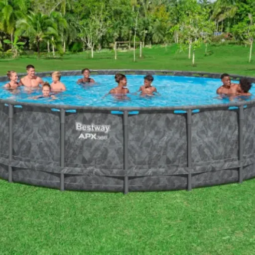 Test Bestway Kit Piscine Hors Sol Ronde APX 6,10 x 1,32 m : la grosse piscine familiale qui prend de la place mais fait le job