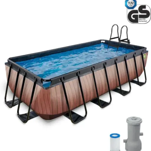 Test EXIT TOYS Piscine Tubulaire 400 x 200 x 100 : une vraie petite piscine de jardin sans se ruiner