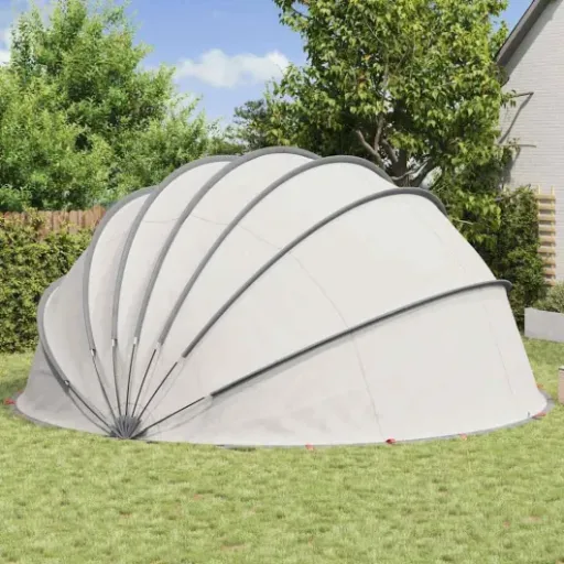 Test Dôme de Piscine Tomostar 592 x 590 : la grosse tente qui garde la piscine propre (et un peu moins froide)