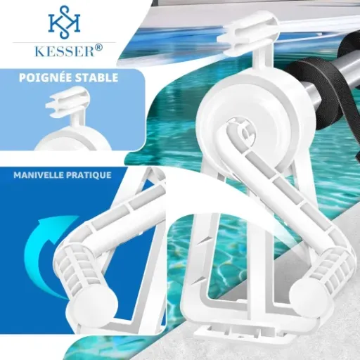 Test KESSER Enrouleur de bâche de Piscine Premium : pratique, mais pas pour les grandes piscines