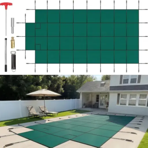 Test VEVOR couverture de sécurité 5,5x11 m : la bâche de piscine qui fait le job sans chichi
