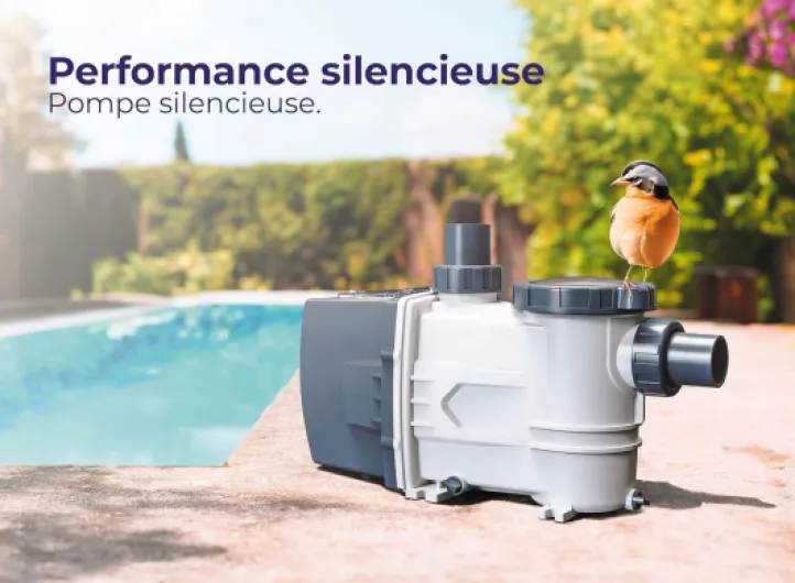 VSG75 - Pompe à vitesse variable pour piscines jusqu'à 65 m³, puissance de 750 W, 4 vitesses variables