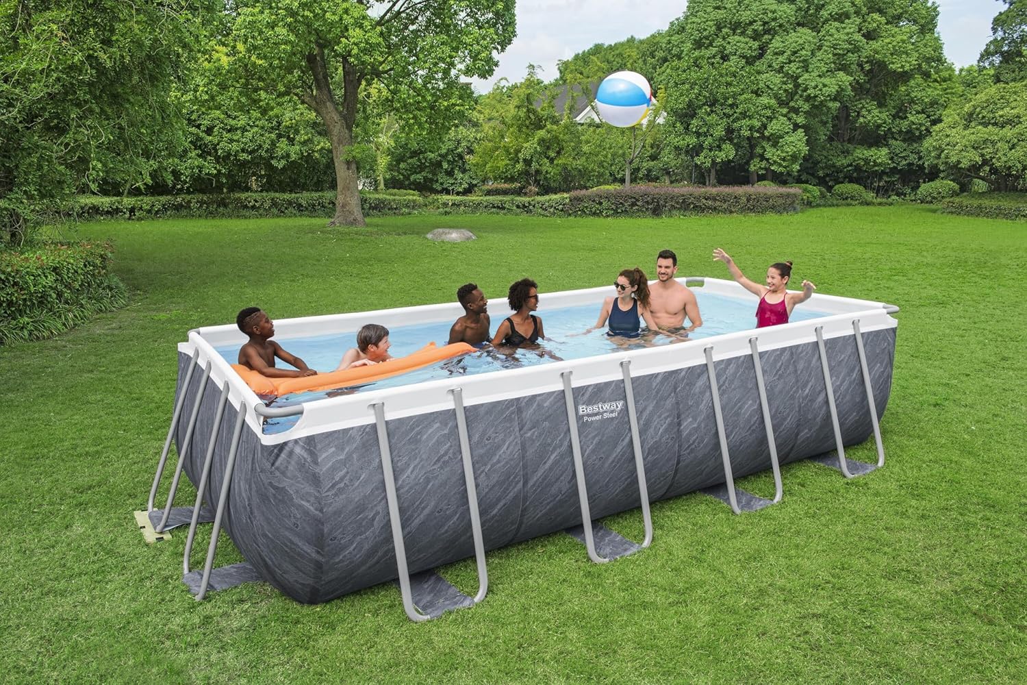 Piscine Hors Sol sans Accessoire Power Steel Rectangle 549x274x122cm