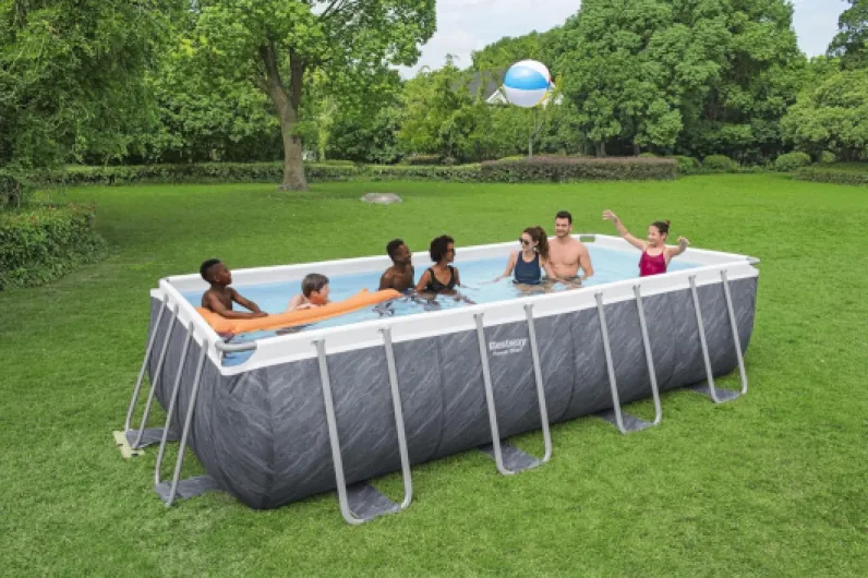 Piscine Hors Sol sans Accessoire Power Steel Rectangle 549x274x122cm