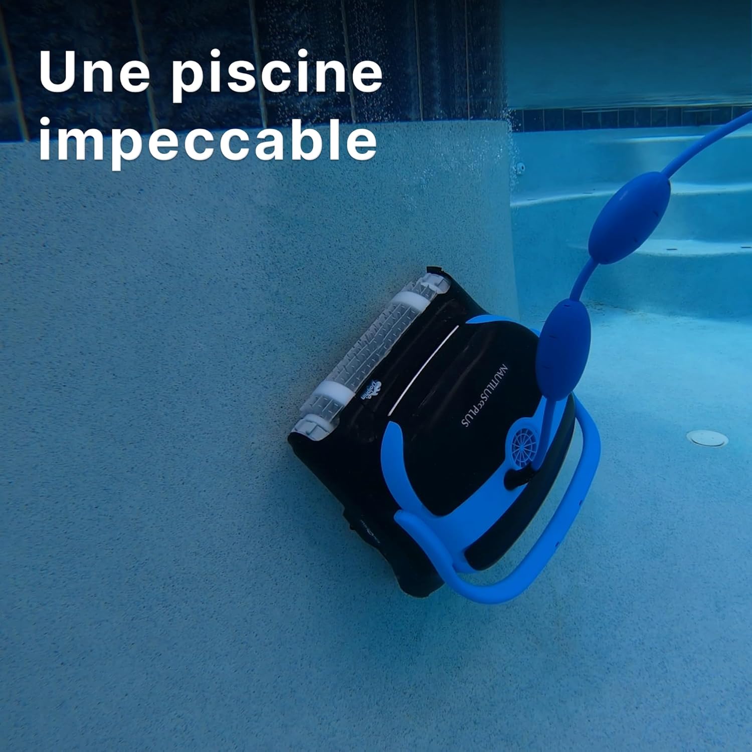 Nautilus CC Plus Robot Piscine Fond et Parois, Piscine avec Planification Intelligente, avec Programmateur, Double Filtration, Idéal pour Les Piscines Hors Sol 12m
