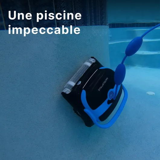 Nautilus CC Plus Robot Piscine Fond et Parois, Piscine avec Planification Intelligente, avec Programmateur, Double Filtration, Idéal pour Les Piscines Hors Sol 12m
