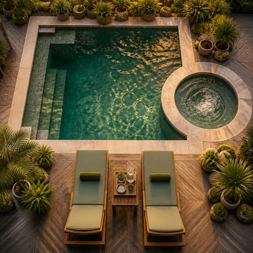 Transformer son espace piscine en véritable hôtel avec jacuzzi privatif à la maison