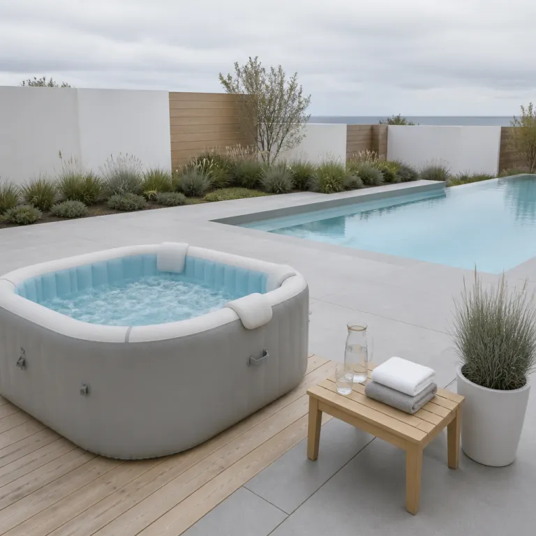 Choisir un spa gonflable 6 places élégant et performant pour accompagner votre piscine
