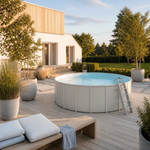 Piscine tubulaire Intex : le choix élégant et pratique pour votre jardin