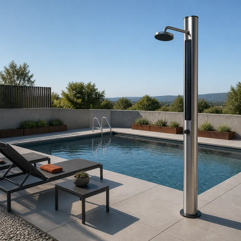 Douche solaire pour piscine : le guide expert pour un confort élégant autour du bassin