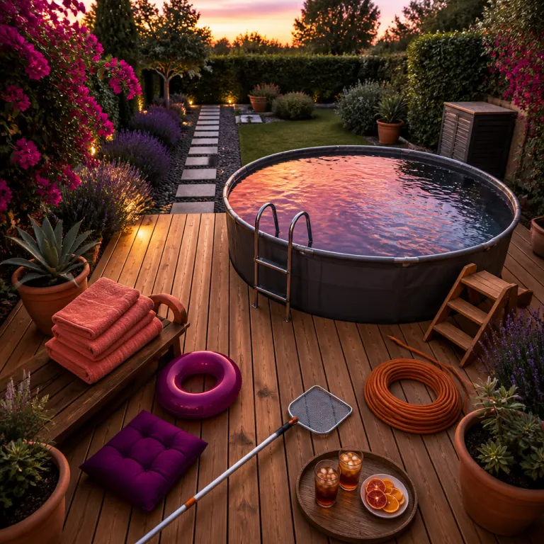 Mini piscine hors sol : l’élégance compacte pour sublimer votre jardin